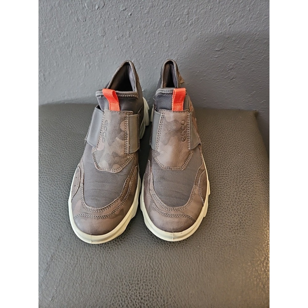 ECCO‎ MX Fluid Form Yak Leather Women's Size 6-6.5 Camo Slip On Sneakers (S27)